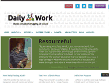 Tablet Screenshot of daily-work.org